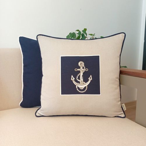 Подушка для солнечной ванны - NAVY ANCHORIS - Aeris Design Tekstil Pazarlama ve Tic. Ltd. Sti. - для каюты / морская