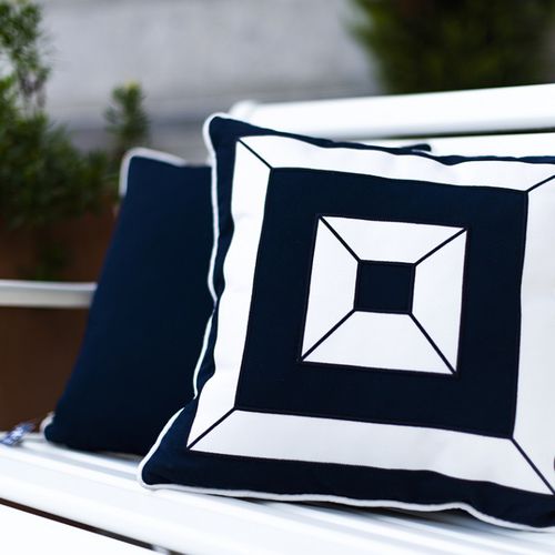 Подушка для солнечной ванны - SQUARE NAVY - Aeris Design Tekstil Pazarlama ve Tic. Ltd. Sti. - для каюты / для катера