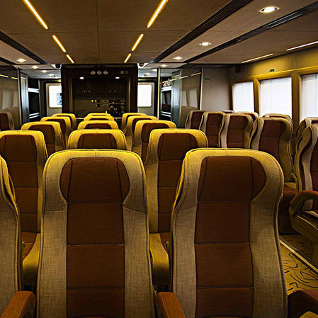 Сиденье для пассажирского судна - HR20/14 - Pullman Seat Systems - с подлокотниками / регулируемое / с высокой спинкой
