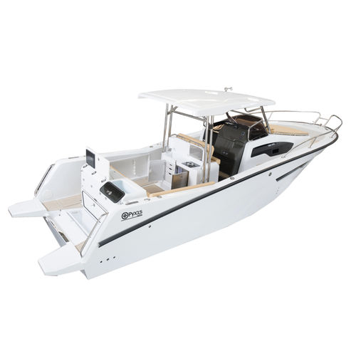 Рыболовно-прогулочный катер c подвесным мотором - 30wa - Pyxis Yachts SA - двухмоторный / рыболовно-прогулочный / для спортивной рыбалки