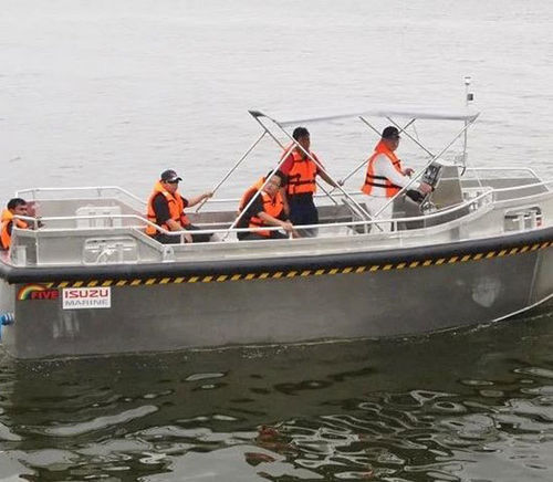 Профессиональный катер рабочее судно - Centurion 24 - Five Aluminium Boat and Engineering Pte Ltd - с внутренним мотором / дизельный / для алюминия