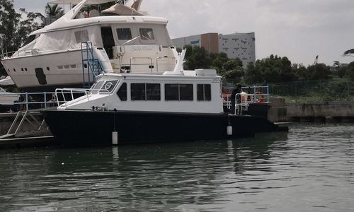 Профессиональный катер речной паром - Centurion 36 - Five Aluminium Boat and Engineering Pte Ltd - с внутренним мотором / из алюминия