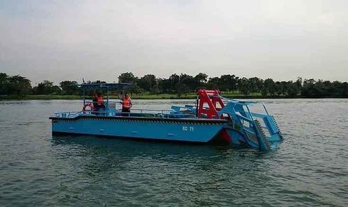Профессиональный катер рабочее судно - Scavenger HYD30 - Five Aluminium Boat and Engineering Pte Ltd - баржа для сбора мусора / катамаран / дизельный
