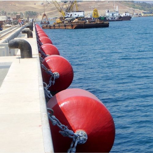 Кранец для судна - Jerryborg Marine Machinery Co., Ltd - для понтона / черный / красный