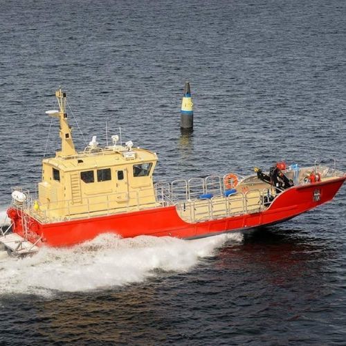 Профессиональный катер рабочее судно - 1800 - Kewatec - портовый служебный катер / водомет для установки на борту / из алюминия