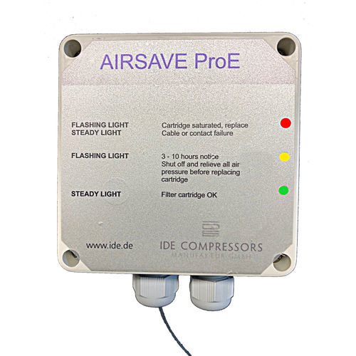 Детектор для газов - AIRSAVE PRO E - IDE-COMPRESSORS e.K. - для сжатого воздуха / для вдыхаемого воздуха