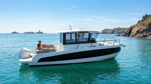 Прогулочный катер с каютой c подвесным мотором - Z900 CABIN - Zephyr boats  - горючее / дизельный / двухмоторный