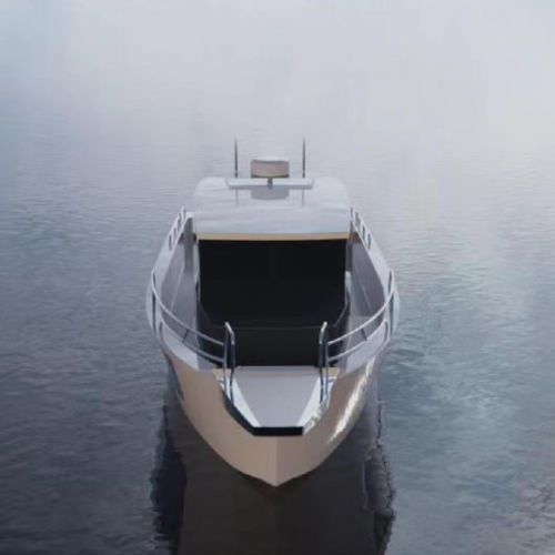 Рыболовно-прогулочный катер c подвесным мотором - PELAGIC 1200 - Qingdao Allheart Marine Co., Ltd. - двухмоторный / с рулевой рубкой / солнечная ванна