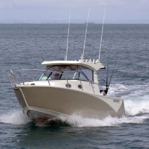 Рыболовно-прогулочный катер c подвесным мотором - SAIL 790 - Qingdao Allheart Marine Co., Ltd. - с рулевой рубкой / из алюминия / макс. 10 человек