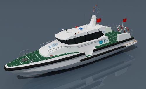 Профессиональный катер лоцманский катер - WHALE 1900 - Qingdao Allheart Marine Co., Ltd. - c подвесным мотором / из алюминия