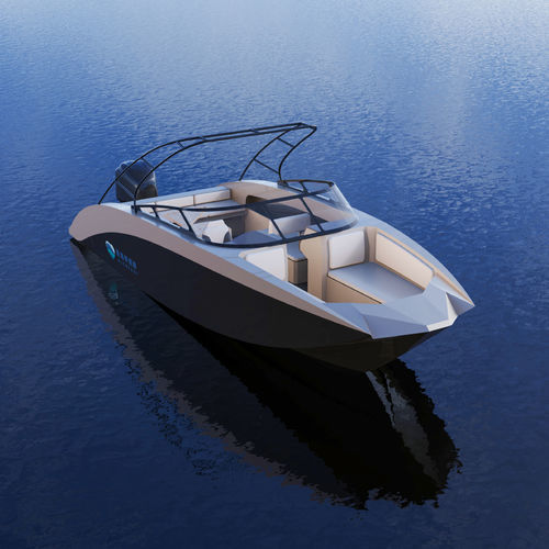 Небольшой катер c подвесным мотором - JOLLY 750 - Qingdao Allheart Marine Co., Ltd. - с двойной консолью / боурайдер / открытый