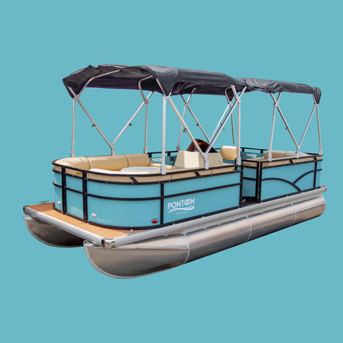 Понтоновый катер c подвесным мотором - FREYA 580  - PONTOON FRANCE - открытый / с боковой консолью / круизный