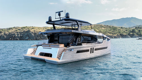 Моторная яхта катамаран - OCEAN ECO  60 - Alva Yachts GmbH - круизная / с флайбриджем / электрическая