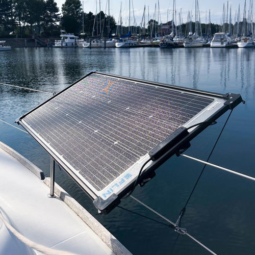Жесткая солнечная батарея - FLINrail⁺ - FLIN solar GmbH - из монокристаллического кремния / 36 клеток / для катера