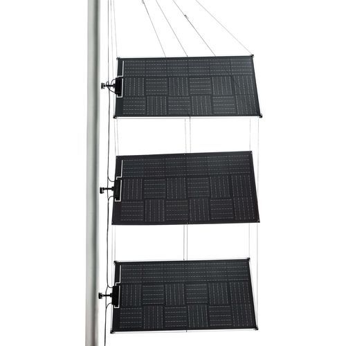 Жесткая солнечная батарея - FLIN solar GmbH - складная / из монокристаллического кремния / 36 клеток