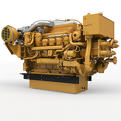 Двигатель силовая установка - 3512E  - Caterpillar Marine Power Systems - дополнительный / дизельный / для профессионального катера