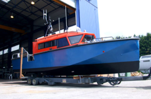 Профессиональный катер спасательное судно - SNS Series - Alumarine Shipyard - с внутренним мотором / из алюминия