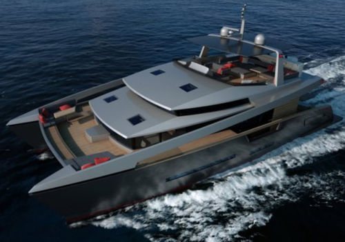 Моторная яхта катамаран - PANAMA 62 - Alumarine Shipyard - круизная / с флайбриджем / корпус водоизмещающего типа