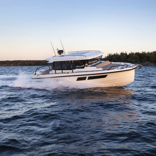 Быстроходный катер c подвесным мотором - 35 Cabin Tourer - QUARKEN Boats - двухмоторный / хардтоп / макс. 10 человек