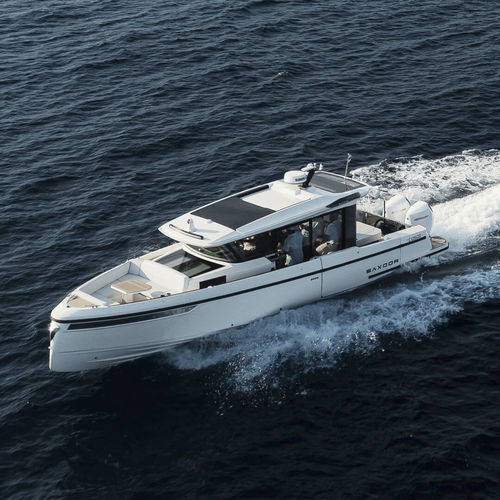 Быстроходный катер c подвесным мотором - 340 GTWA - Saxdor Yachts Oy - двухмоторный / с рулевой рубкой / высокоэффективный