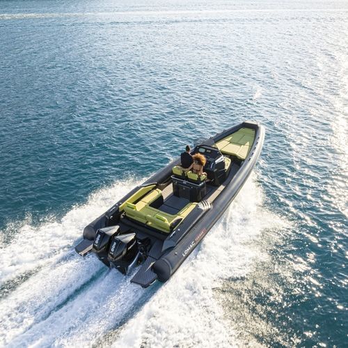 Надувная лодка RIB - TURISMO 9.5 - Lomac - двухмоторная / открытая / с центральной консолью