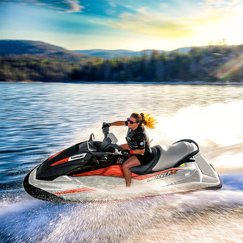 Сидячий водный мотоцикл - STX® 160X - Kawasaki - трехместный / 160 л.с. / четырехтактный