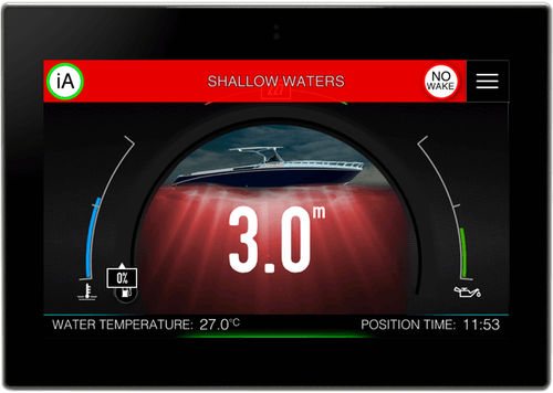 Экран для катера - Control display 5.0 - Rim Drive Technology - многофункциональный / 5" / сенсорный