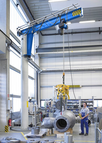 Подъемный кран для судостроительной верфи - MSK - PLANETA-Hebetechnik GmbH - поворотно-консольный