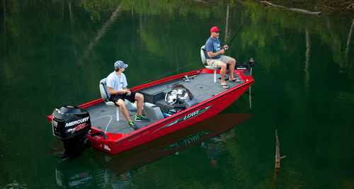 Рыбацкая лодка c подвесным мотором - STINGER 18 HP - Lowe - с боковой консолью / для спортивной рыбалки