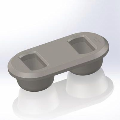 Место крепления для прицепа контейнера - DF-72(25)-V - International Lashing Systems