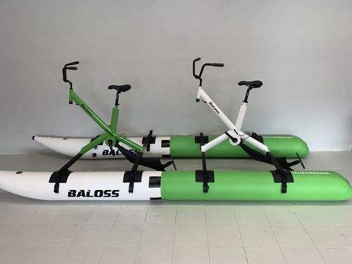 Водный велосипед тандем - New Baloss "rental&tandem" - WATERBIKE ITALIA - из алюминия / белый / синий