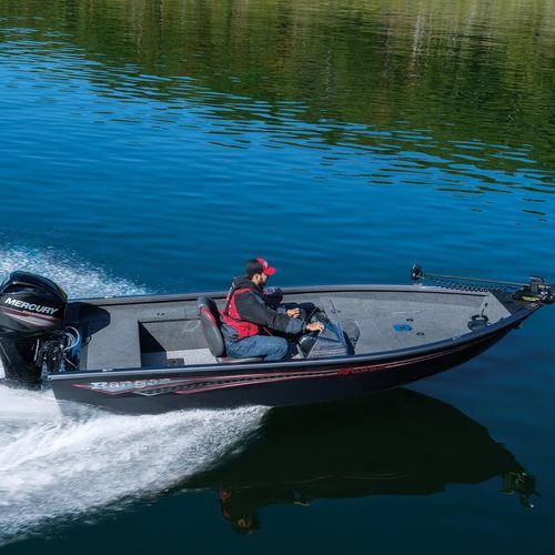 Рыбацкая лодка c подвесным мотором - VS1665SC - Ranger Boats - с боковой консолью / открытая / для спортивной рыбалки