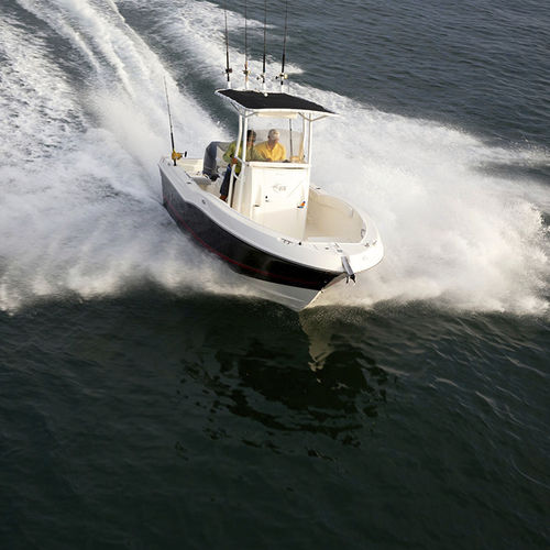 Открытый катер c подвесным мотором - 200 CC OB - Striper Boats - для спортивной рыбалки / макс. 8 человек / Т-образная верхняя часть