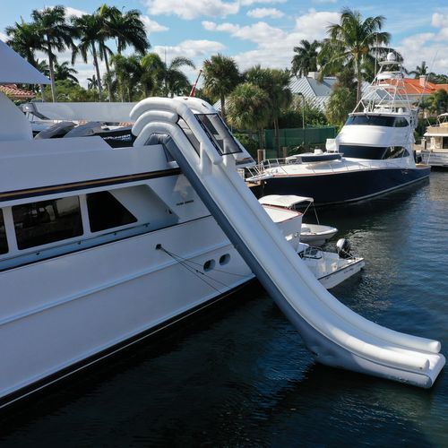 Оборудование для игр на воде горка - Yacht Slide 550cm - AquaBanas - для яхты / надувное