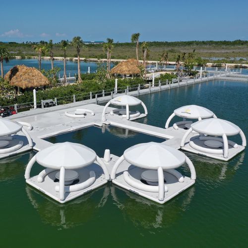 Платформа для курорта - The Harbor  - AquaBanas - для купания / надувная / для яхтенной стоянки