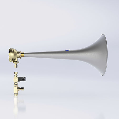 Пневматический звуковой сигнализатор - Makrofon M75F/260 HVEF - ZÖLLNER Signal GmbH - для судов >75 м и <200 м / IP56 / для неотложной помощи