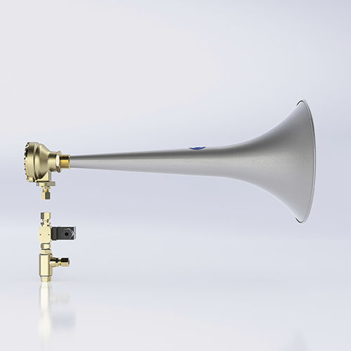 Пневматический звуковой сигнализатор - Makrofon M75F/260 HVEF - ZÖLLNER Signal GmbH - для судов >20 м и <75 м / IP56 / для неотложной помощи