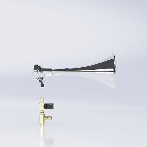 Пневматический звуковой сигнализатор - Makrofon YM75F/370 HVEF - ZÖLLNER Signal GmbH - для судов >20 м и <75 м / IP56