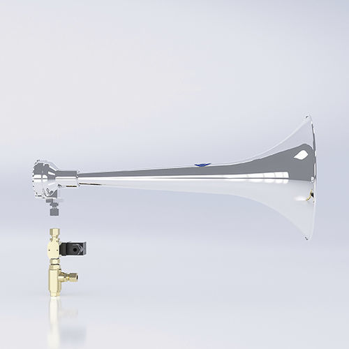Пневматический звуковой сигнализатор - Makrofon YM75F/260 HVEF - ZÖLLNER Signal GmbH - для судов >20 м и <75 м / IP56