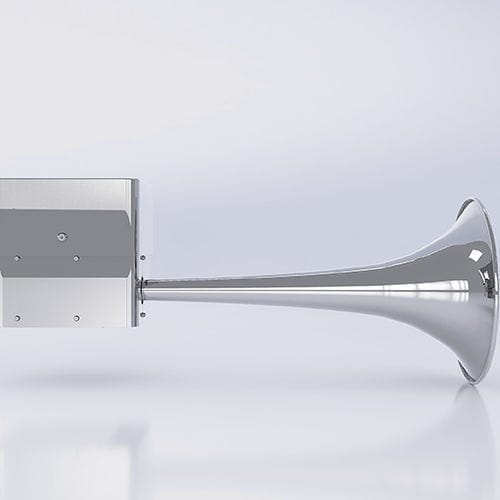 Пневматический звуковой сигнализатор - Makrofon YM125/130 - ZÖLLNER Signal GmbH - для судов >75 м и <200 м / IP56