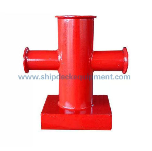 Швартовая тумба для портового терминала - CB/T 3845-2000 - Zhongyuan Ship Machinery Manufacture (Group) Co., - для судна / крестообразная