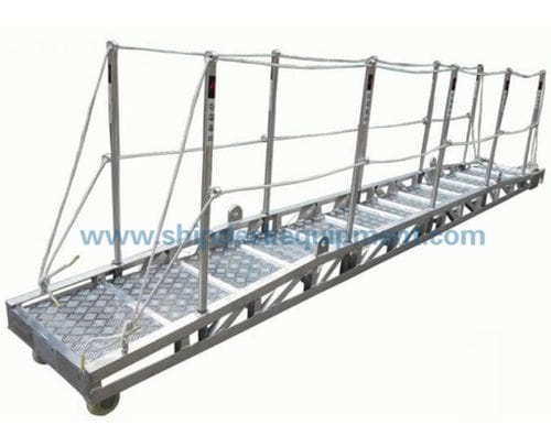 Мосток для судна - ISO 7061 - Zhongyuan Ship Machinery Manufacture (Group) Co., - ручной / из алюминия / с поручнем