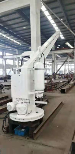 Шлюпбалка для спасательного плота - JYRH21 - Zhongyuan Ship Machinery Manufacture (Group) Co., - гидравлическая / поворотная