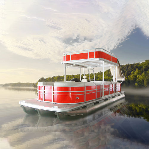 Понтоновый катер c подвесным мотором - series-25ft - Kinocean® Boat - из алюминия