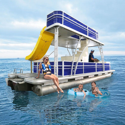 Понтоновый катер c подвесным мотором - series-26ft - Kinocean® Boat - из алюминия