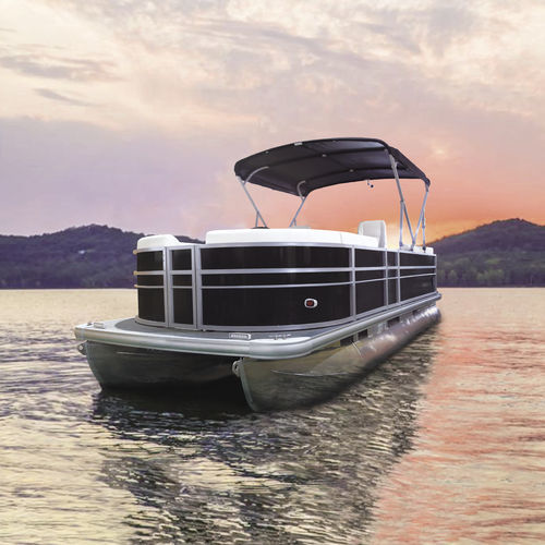 Понтоновый катер c подвесным мотором - series-18ft - Kinocean® Boat - электрический / открытый / солнечная ванна