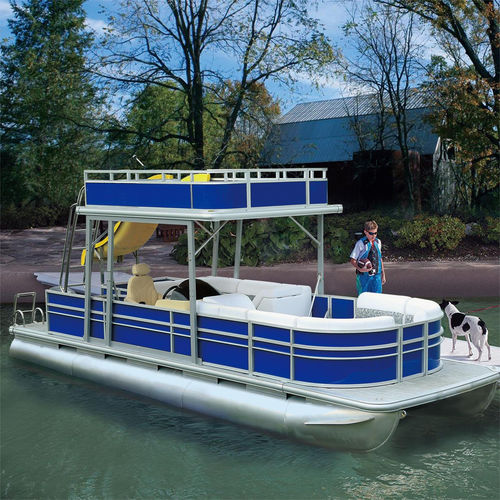 Понтоновый катер c подвесным мотором - series-25ft - Kinocean® Boat - электрический / открытый / двойной мост терраса