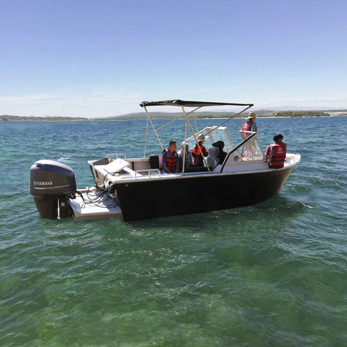 Открытый катер c подвесным мотором - CS-220 - Kinocean® Boat - с откидным верхом / для спортивной рыбалки