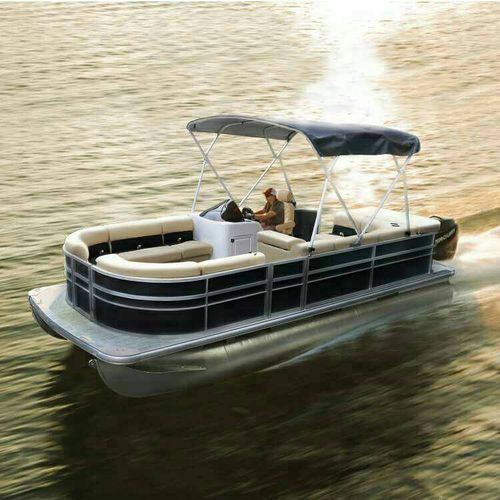 Понтоновый катер c подвесным мотором - series-19ft - Kinocean® Boat - электрический / открытый / солнечная ванна