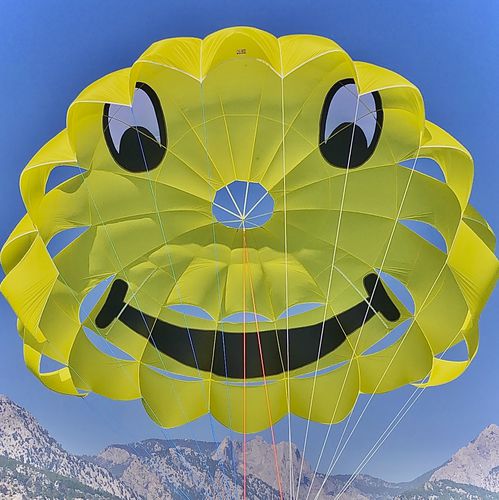 Водный парашют по индивидуальному заказу - RP34 FT GALAXY - Risus Parasails - для сильного ветра / для запуска с катера / для запуска с пляжа